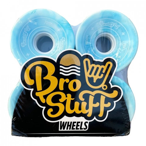 Колеса для скейтборда Bro Stuff 78A - Blue Swirl 70мм Колеса для скейтборда Bro Stuff 78A - Blue Swirl 70мм
