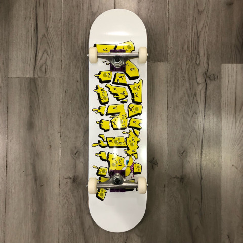 Скейтборд в сборе Mental SB White 8.125